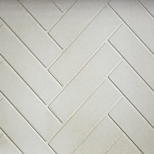 Natural Gray Molded brick panels - herringbone-42