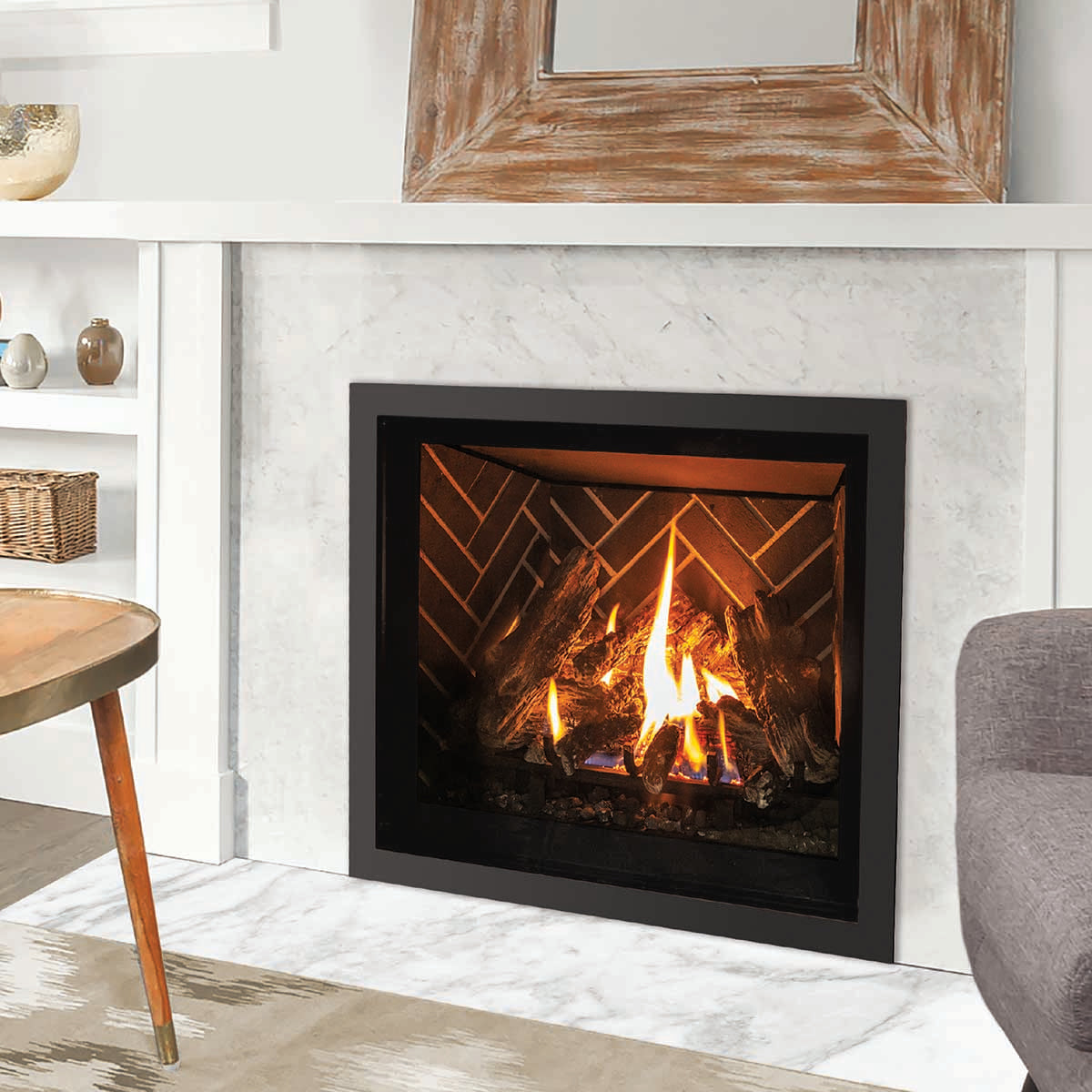 Enviro Q2 Traditional Gas Fireplace IPI - Direct Vent