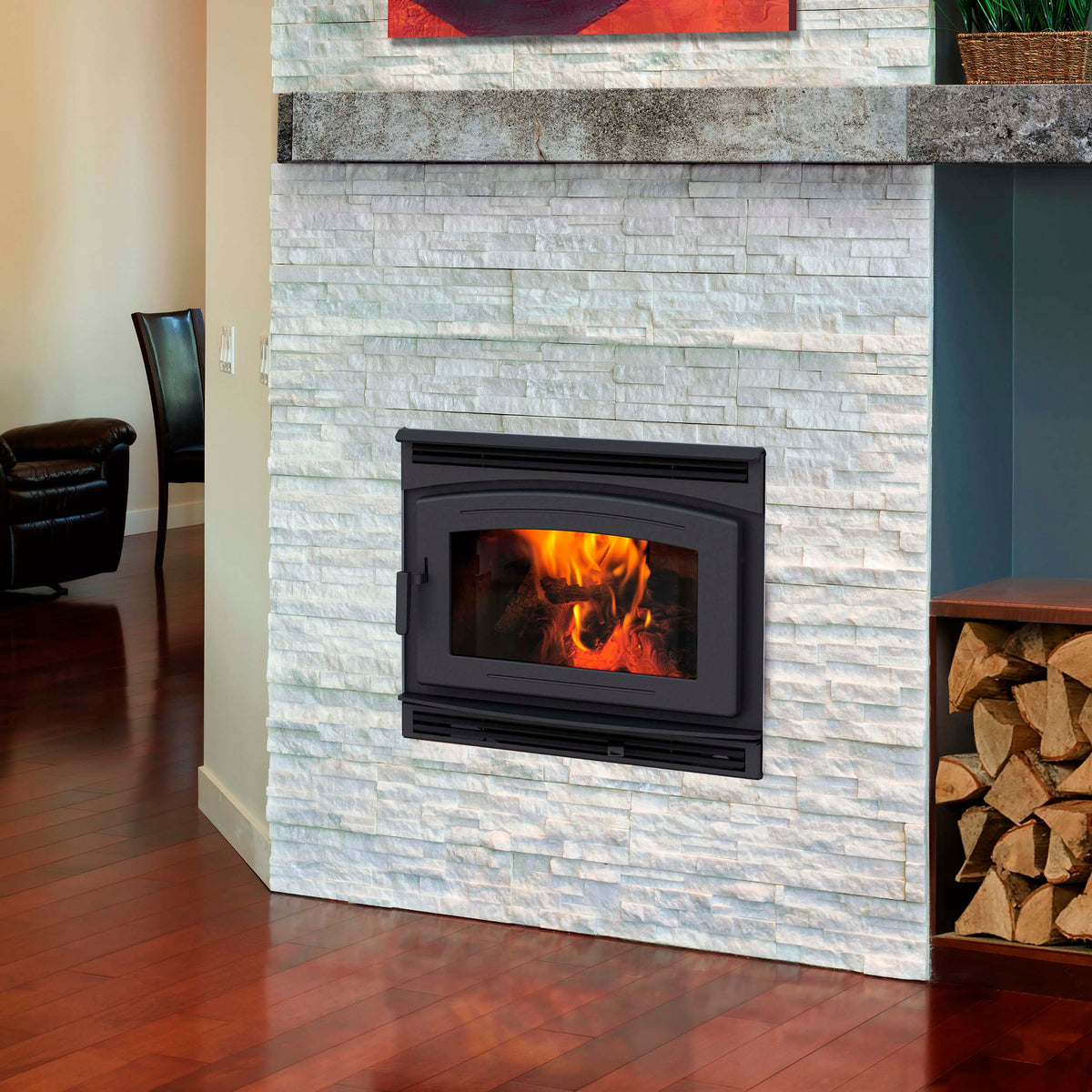 Pacific Energy FP30 Arch LE Wood Burning Fireplace - Zero-Clearance