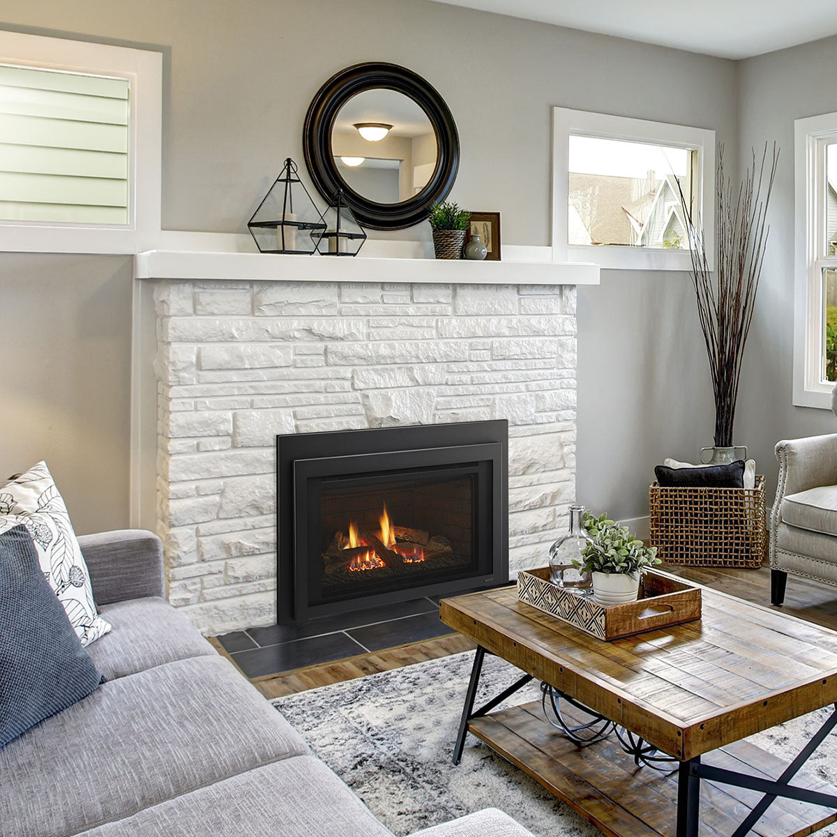 Majestic Jasper 30 Direct Vent Gas Fireplace Insert with IPI ignition system NG