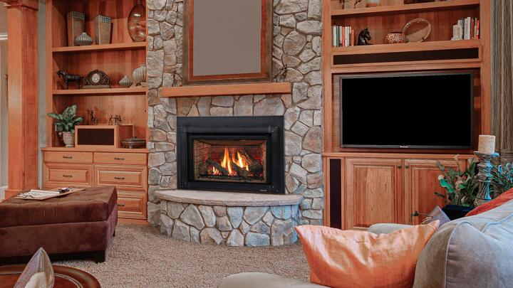 Majestic Trilliant Medium 30 Direct Vent Gas Fireplace Insert with Intellifire Touch Ignition System
