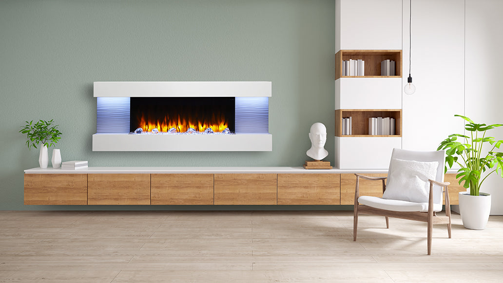 Simplifire Format 36" Wall Mount Electric Fireplace