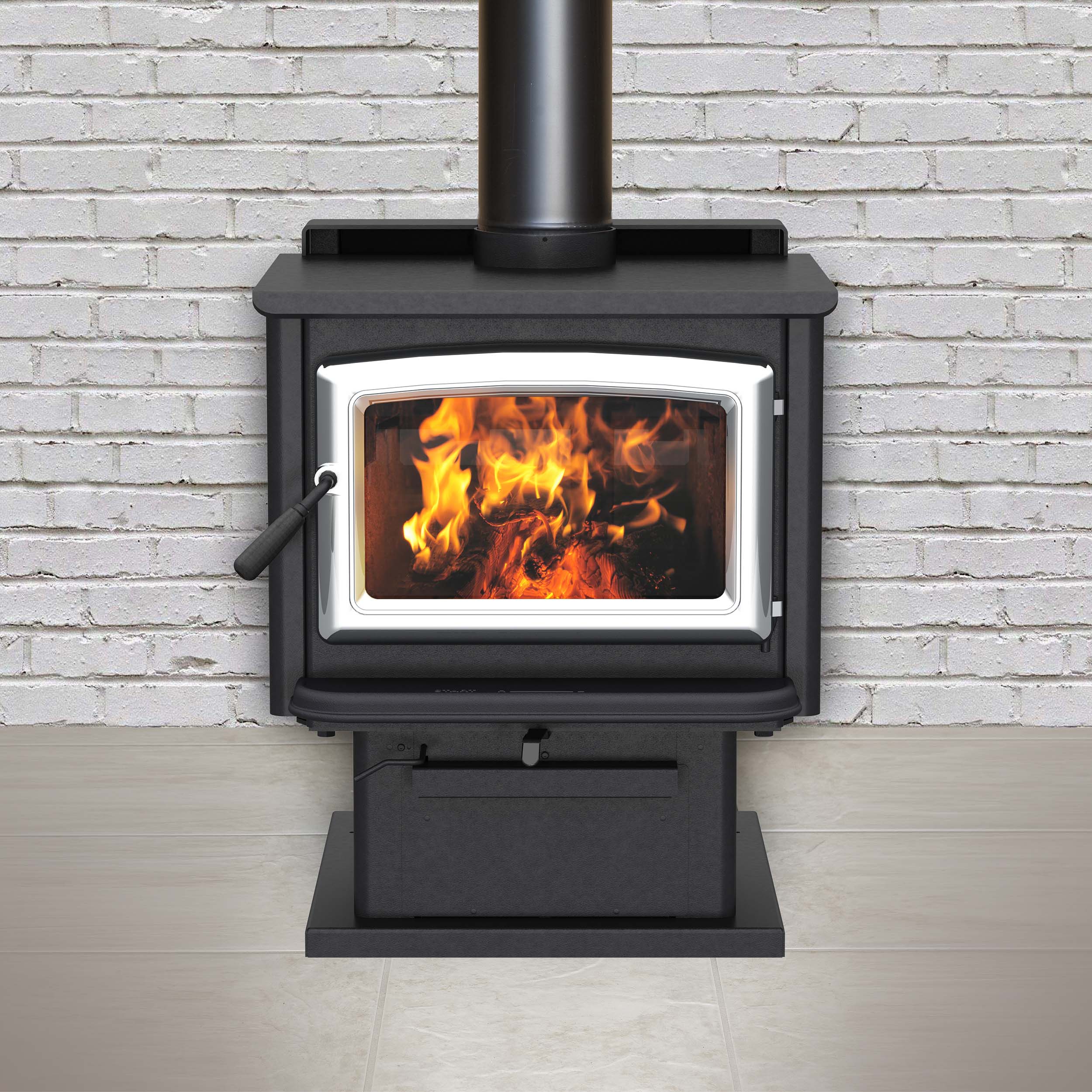 Pacific Energy Super LE Traditional Steel Wood Stove - Freestanding with Legs