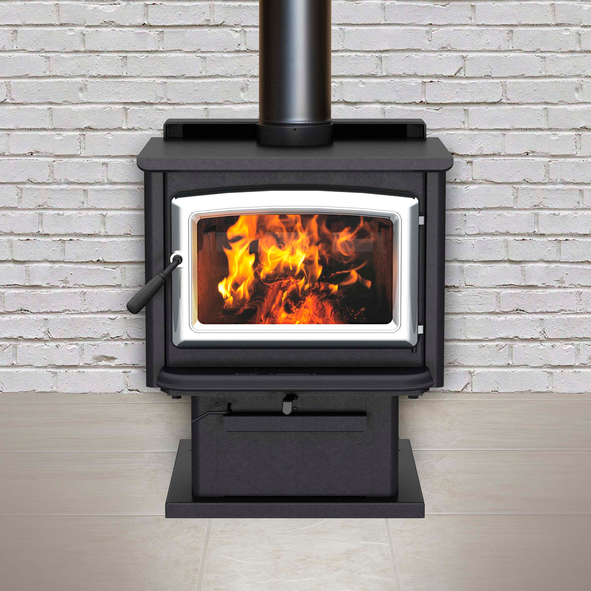 Pacific Energy Super LE Traditional Steel Wood Stove - Freestanding with Legs