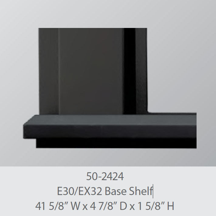 E30/EX32 BASE SHELF - 41 5/8 W X 4 7/8"D X 1 5/8"H