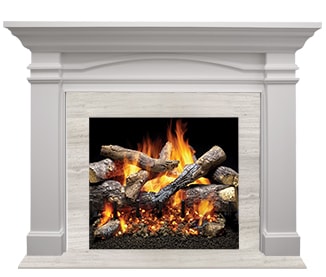 Majestic Portico Flush Fireplace Mantel