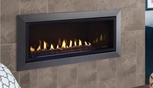 Majestic Jade 32 Direct Vent Linear Gas Fireplace with IntelliFire Touch ignition system NG